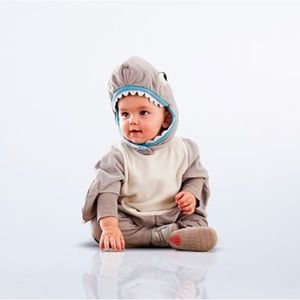 Pottery Barn kids baby shark costume 0-6months